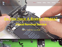 Tablet Screenshot of iphoneprorepairs.com
